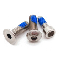 Stainless steel furniture hex socket Countersunk flat head nylock bolt